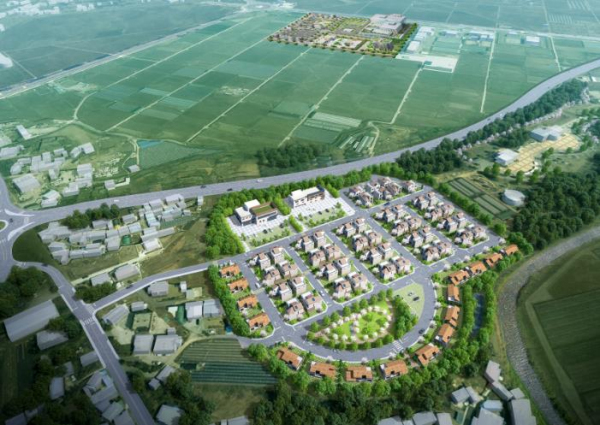 지역활력타운 사업대상지 전체 조감도