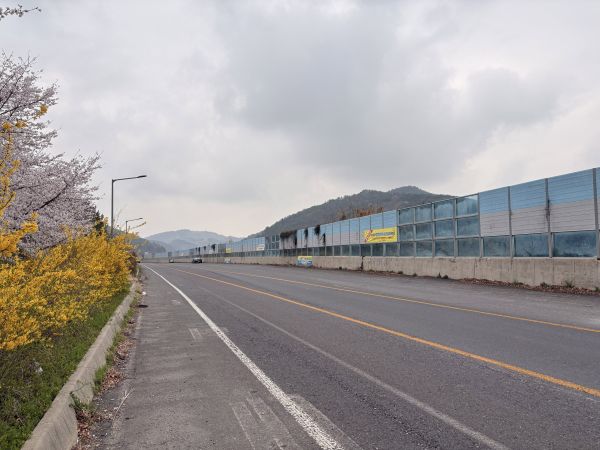 도로정비후 모습